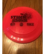 Frisbee Stlick Summer FOX 17 9” Pink Ships N 24h - $25.72