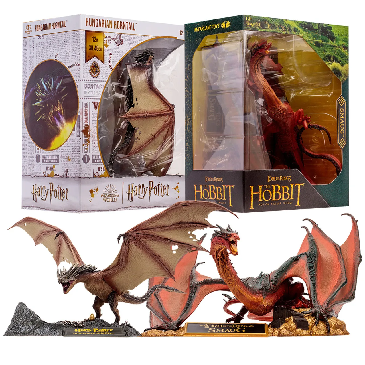 McFarlane Toys hobbit Harry Potter Smaug Hungarian Horntail McFarlane Dr... - $110.06