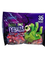 Columbina Scary Eyeballs Bubble Gum (1 pack) - PACK OF 35 Pc. Halloween - £6.91 GBP