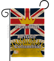 British Columbia Burlap - Impressions Decorative Garden Flag G158164-DB - £18.36 GBP
