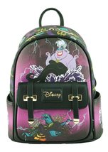 Wondapop Disney Ursula 11&quot; Vegan Leather Fashion Mini Backpack - £67.93 GBP