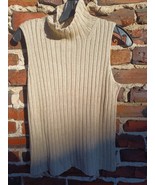 Max Mara Weekend Womens Beige Knitted Waistcoat Ribbed Vest Size M Sweat... - £76.99 GBP