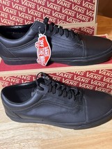 SZ 7  [VN0A38G1PXP1] Vans Men&#39;s UA Old Skool Classic Tumble Black Mono Sneakers - £46.49 GBP