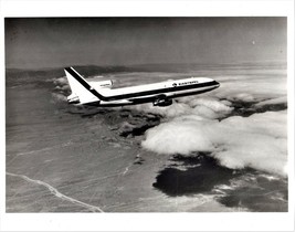 Photograph Eastern Airlines vintage Black & White Photograph of DC 10 in Flight - $3.50
