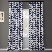 Hpd Half Price Drapes Printed Cotton Twill Curtains For Room, 108, Triad... - $50.99