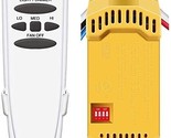 For Hampton Bay Hunter Uc7078T Fan-Hd5 Kit, Yellow, A Universal Remote C... - $40.95