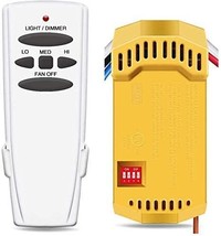 For Hampton Bay Hunter Uc7078T Fan-Hd5 Kit, Yellow, A Universal Remote Control - £32.35 GBP
