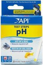 API pH Test Strips for Freshwater and Saltwater Aquariums - 25 count - £14.28 GBP