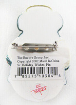 Classic 2002 Encore Group Snowman Holiday Wishes Pin - £7.77 GBP
