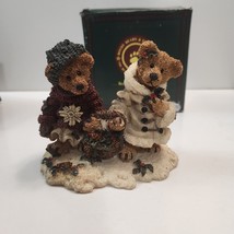 Vintage Lot 2 Boyds Bears &amp; Friends figurine Kringle &amp; Bailey Edmund &amp; B... - £18.30 GBP