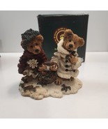 Vintage Lot 2 Boyds Bears &amp; Friends figurine Kringle &amp; Bailey Edmund &amp; B... - £18.37 GBP