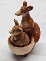 Vintage Kangaroo And Joey Salt &amp; Pepper Shaker Set - Westland Australia Art - €4,65 EUR