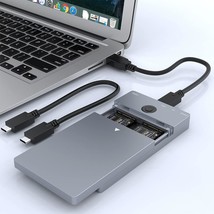 USB C 3.2 Gen2 10Gbps Dual Bay M.2 Enclosure, Offline Cloner USB C to NV... - $201.99
