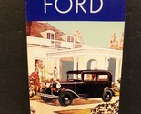 The New Ford Sales Brochure 1932 - $89.99