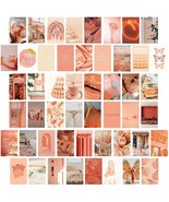 Photo Wall Collage Pictures Kit 4&quot; x 6&quot; 50 Pcs Peach Fun Peachy Theme Bo... - £11.85 GBP