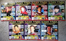 (7) Issues STAR TREK: THE MAGAZINE #s 1,2,3,4,5,9 &amp;19 (Fabbri Pub. 1999 - 2000) - £24.88 GBP