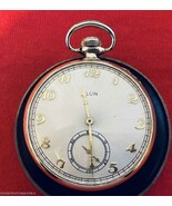 1932 ELGIN 12s POCKET WATCH 17 JEWELS 14KT GOLD FILLED OPEN FACE CASE RU... - $514.84 CAD