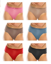 Women&#39;s 12 Pack Classic Mid-Rise Microfiber Lace Detailing Brief Panties - $35.99