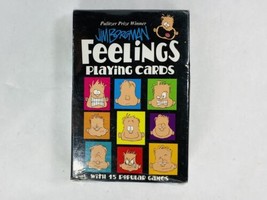 Jim Borgman Feelings Art Comic Playing Cards 15 Popular Games - £11.77 GBP