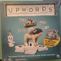 UpWords Board Game Quick Stacking &amp; Word Hacking Sealed NEW - £9.24 GBP