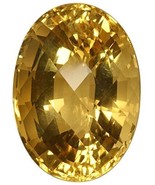 8.25 Ratti Natural Oval Citrine Crystal Gli Certified for Men Women - £36.56 GBP