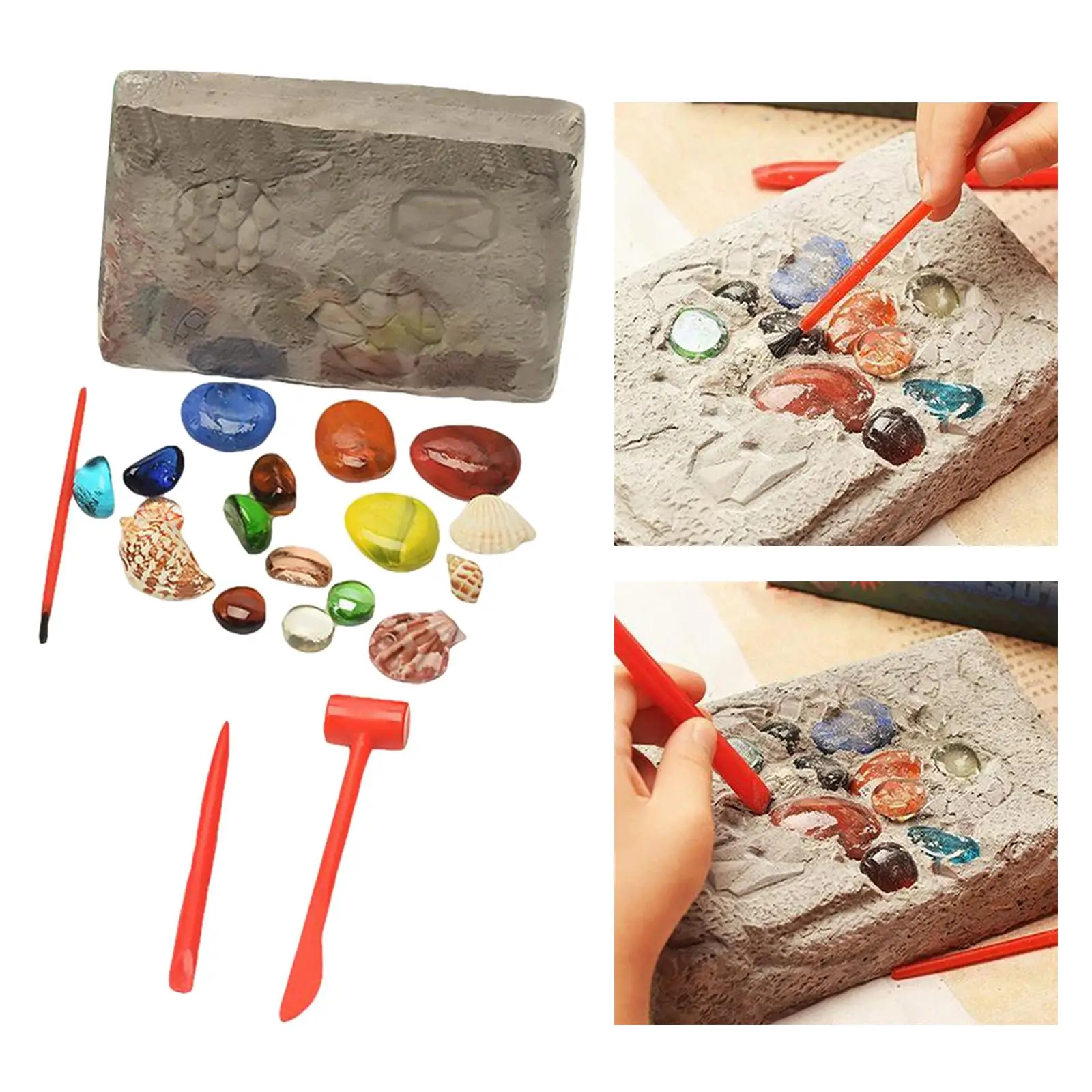 Dren great science gemology gift kids rocks gem excavation toys funnynyny game for boys thumb200