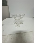 5&quot; Short Champagne Sherbet Glass(es) Cocktail Barware set of three - £12.45 GBP