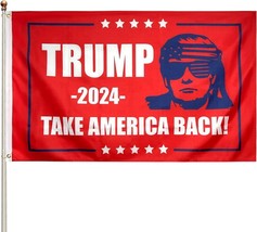 Trump Flag 2024, Trump Flags For Room, Donald Trump Flags 2024, Trump 20... - $9.74