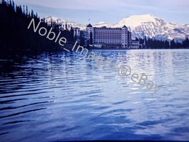 1954 Fairmont Chateau Hotel Lake Louise Canada Red Kodachrome 35mm Slide - £4.35 GBP