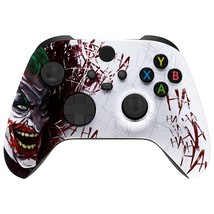 eXtremeRate Clown Hahaha Patterned Soft Touch Front Housing Shell for Xbox Serie - £26.88 GBP
