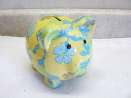 Animal Pig Yellow Bank  #133 - $6.99