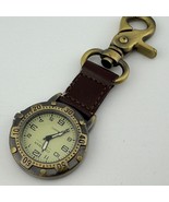 Coleman Quartz Pocket Watch Men Bronze Tone Snap-on Open Face Analog New... - €20,42 EUR