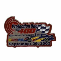 2002 Protection One 400 Kansas Speedway Race NASCAR Racing Enamel Lapel ... - $7.95