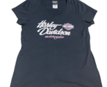 Harley Davidson Big Moose Portland Maine T-Shirt Womens Black 2014 Mediu... - £15.14 GBP
