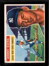 1956 Topps #88B Johnny Kucks Good+ (Rc) Yankees White Backs *NY3980 - £3.53 GBP