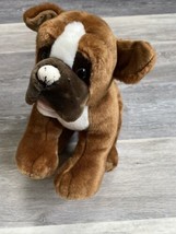 Build A Bear Workshop Bulldog Boxer With Tongue Stuffed Plush 15&quot; BABW - £5.39 GBP