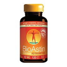 Astaxanthin Bioastin Hawaiian Dietary Supplement 12 Mg Natural Astaxin 120 Count - $72.99