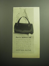 1958 Lord &amp; Taylor Coblentz Handbag Advertisement - Paris wakes up - £14.85 GBP