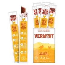 READ Vermont Smoke &amp; Cure Hot &amp; Spicy Snack Smoky Chili Turkey Sticks 24 Ct - $29.69