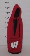 Wisconsin University Badgers Bottle Koozie Coozy Koozy Red White - $9.85