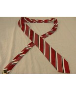 Donald J. Trump Signature Collection 100% Silk Red White &amp; Tie Protector... - $724.80 MXN
