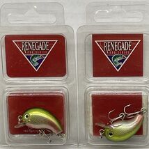 Renegade Pro Series Fishing Lures Lot of 2 Little Bitty Crank Shad LBCB61 - $8.07