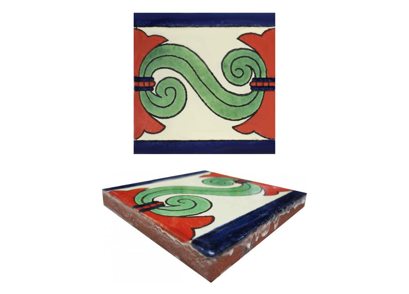 Mexican Talavera Ceramic Tiles Border Handcrafted - Sabinas - (you selec... - $199.00