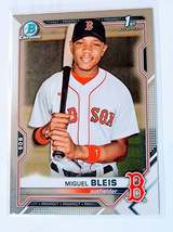 2021 Bowman Chrome Miguel Bleis 1st on Bowman Prospect Baseball Card SMCB1 - £19.45 GBP