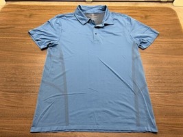Mack Weldon Men’s Blue Short-Sleeve Polo Shirt - XL - £10.17 GBP