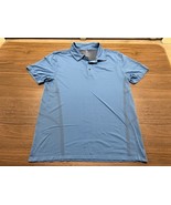 Mack Weldon Men’s Blue Short-Sleeve Polo Shirt - XL - £10.14 GBP