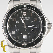 Victorinox Men's "Swiss Army" Stainless Steel Wrist Watch w/ Date & Extra Links - $343.04