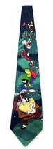 Looney Tunes Men’s Tie Bugs Bunny Taz Wiley Coyote Marvin Cartoon Polyes... - $102.41 MXN