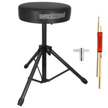 5 Core Drum Throne 3" Thick Padded Memory Foam Comfortable Drummer Stool... - $46.97
