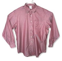 Brooks Brothers Men&#39;s Classic Button Front Long Sleeve Dress Shirt Size ... - $18.39